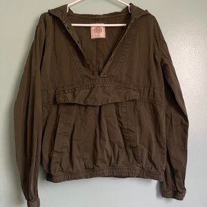 Army Green Hoodie Jacket
